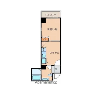 レジディア日本橋人形町【3階】の間取り