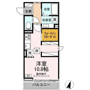 ヴィラクレストVI【1階】の間取り