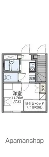 レオパレスコンフォート【1階】の間取り