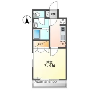 ツインズキクナ(B棟)【2階】の間取り
