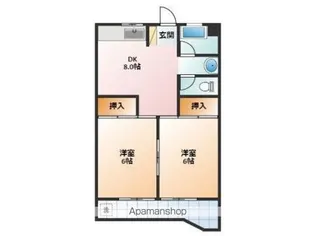 向陽ビル【3階】の間取り