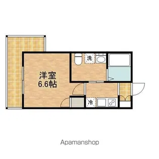 アノンテラス枡形【2階】の間取り