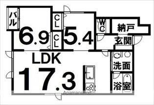 RIVIERE(リヴィエール)【1階】の間取り