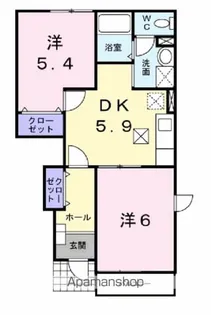 パークメゾン15【1階】の間取り
