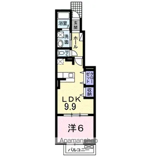 ディアコート【1階】の間取り