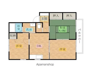 フォレストコート【1階】の間取り