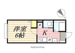 ベルンハルト新松戸【1階】の間取り