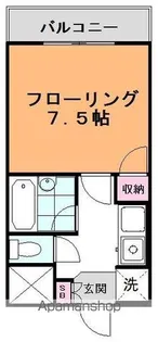 HREビル (ヒロエビル)【7階】の間取り
