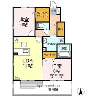 グラン・シャリオ【1階】の間取り