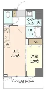マイシティ厚木中町【7階】の間取り
