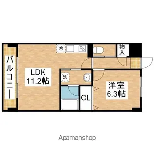 レージュ桜山【2階】の間取り