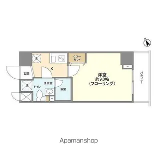 メインテラス上野【2階】の間取り