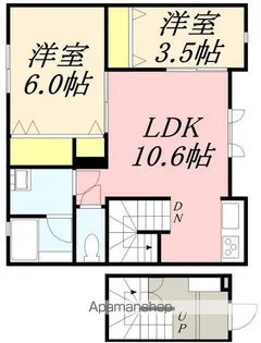 ウィンズ日吉【2階】の間取り