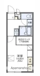 レオパレスMADOKA【2階】の間取り