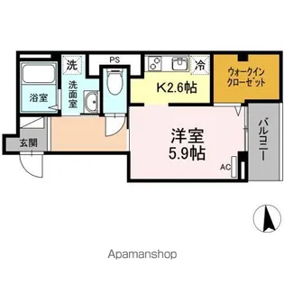 SKYE S1【3階】の間取り