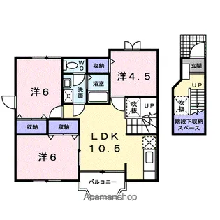 コンフォール・ドミール【2階】の間取り