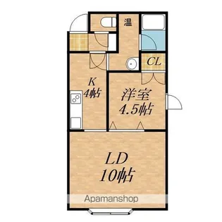 メゾンシェル【2階】の間取り