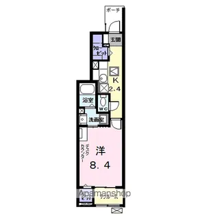 サザンカ ガーデン【1階】の間取り