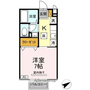 タウン・コート槐(KAI)【1階】の間取り