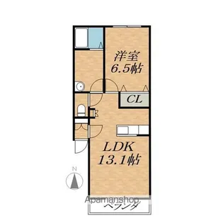 スイン・セア【3階】の間取り