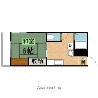 若葉ハイツ【2階】の間取り