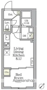 AGLAIA 新宿横寺町【301号室】の間取り