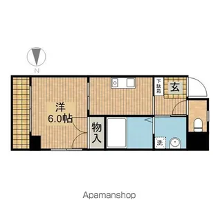 サンステイツ【506号室】の間取り