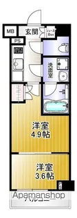 神奈川県川崎市宮前区土橋2丁目【マンション】の間取り