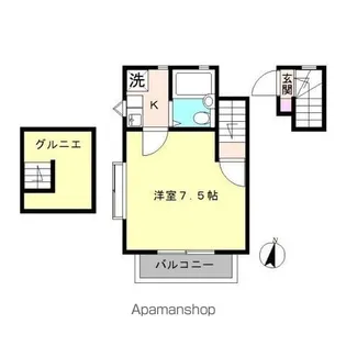エスポワール髙義【2階】の間取り