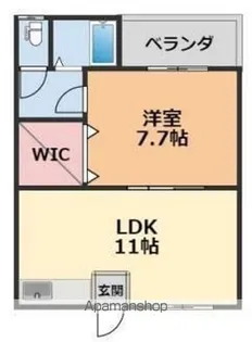 ONE STEP松前【302号室】の間取り