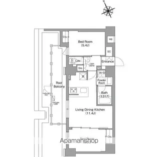 コンフォリア中葛西【6階】の間取り