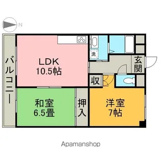 新橘ビル【3階】の間取り