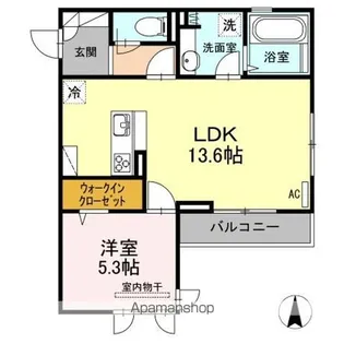 D-room引野【3階】の間取り