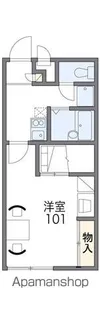 レオパレス六甲北二番館【207号室】の間取り