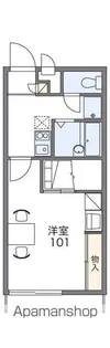 レオパレスLIGHTHILLⅡ【2階】の間取り