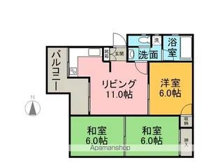 三洋ビル【3階】の間取り