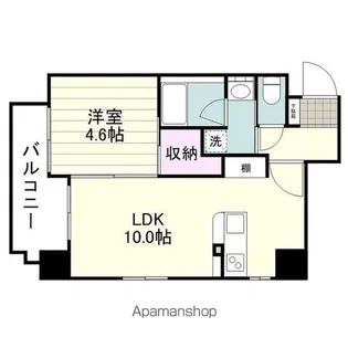 フォンス鴨池DC【402号室】の間取り