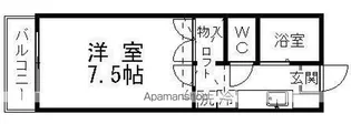 ルックスタジアム仙台【101号室】の間取り