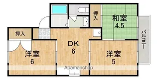 セジュール左京C【2階】の間取り