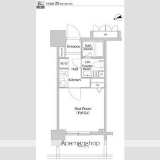 プライムアーバン神楽坂【5階】の間取り