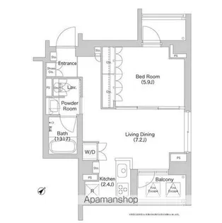 コンフォリア中野【3階】の間取り