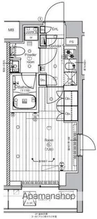 1Kの間取り画像