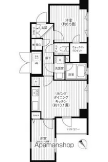 コスモリード新宿余丁町【2階】の間取り
