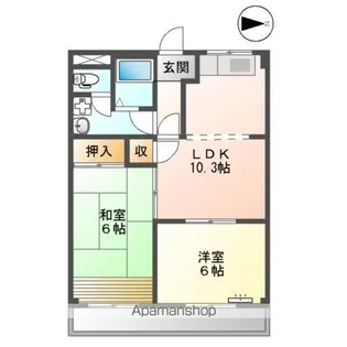 MIO BLD(ミオ ビル)【3階】の間取り
