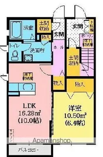 プラムM【102号室】の間取り