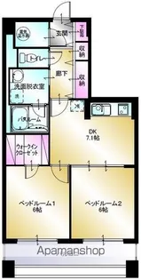 レクシア宮前【603号室】の間取り
