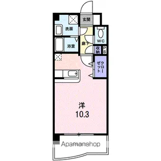 フォーウィルズコート【5階】の間取り