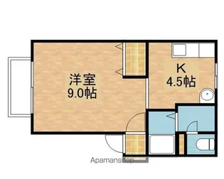 フローレンス34【205号室】の間取り