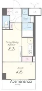 ラ ベール ジン【1階】の間取り