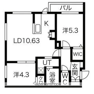 Pino kitamaruyama【4階】の間取り